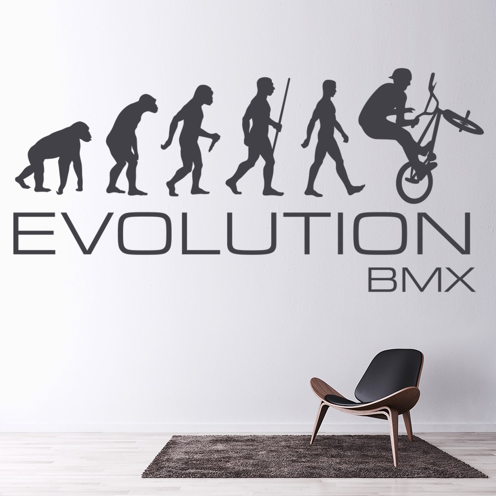 Evolution BMX Sports Bike Wall Sticker | Icon Wall Stickers